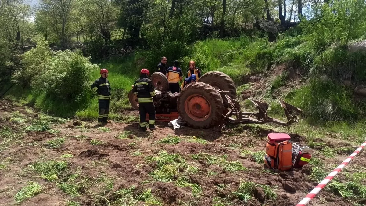 Traktör Devrildi, Genç Hayatını Kaybetti