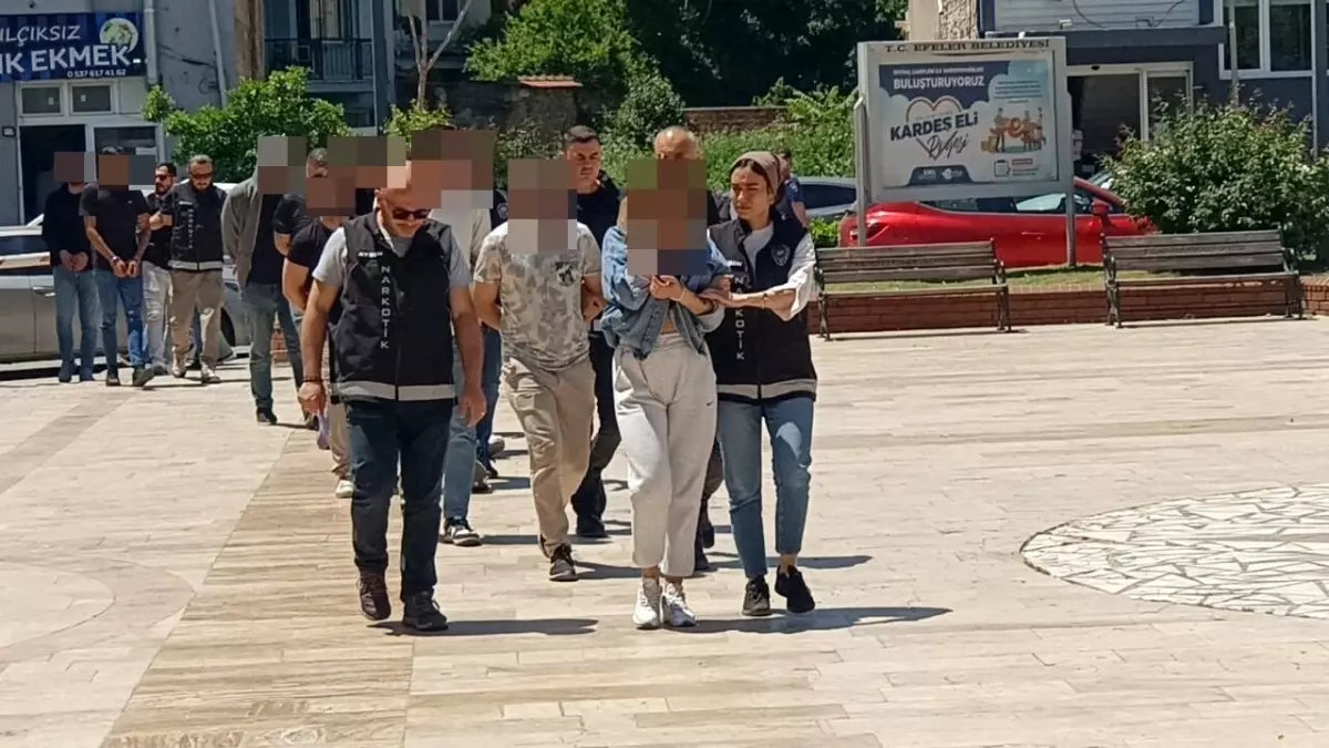 Aydın\'da Uyuşturucu Operasyonu: 9 Gözaltı