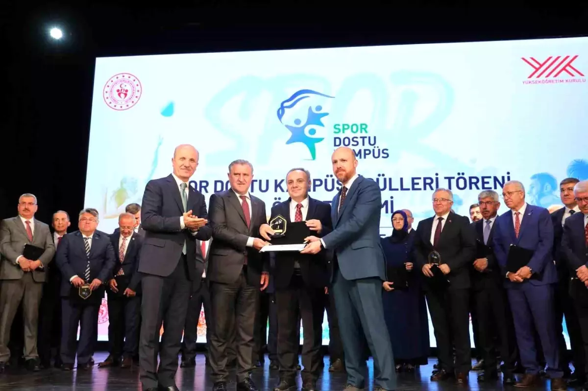 ERÜ\'ye YÖK\'ten \'Spor Dostu Kampüs\' birincilik ödülü