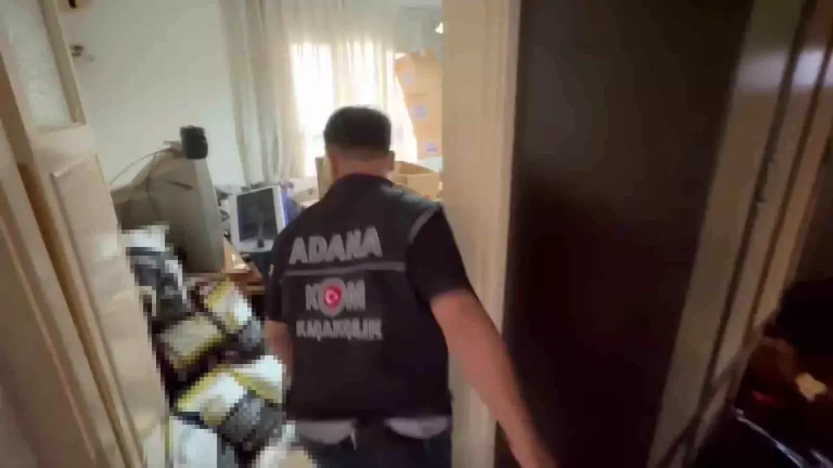 Adana\'da Kaçak Tütün Operasyonu