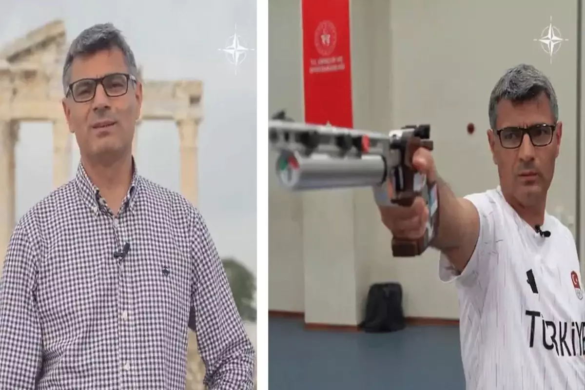 NATO\'dan Yusuf Dikeç\'li sürpriz paylaşım