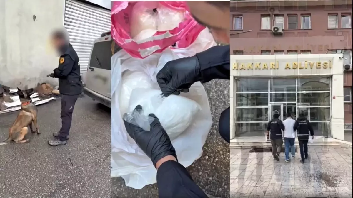 Hakkari\'de 35 Kilo Uyuşturucu Ele Geçirildi