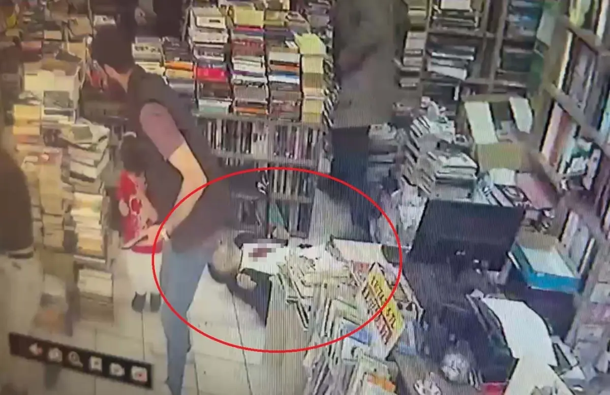 Silahlı Saldırı Güvenlik Kamerasında