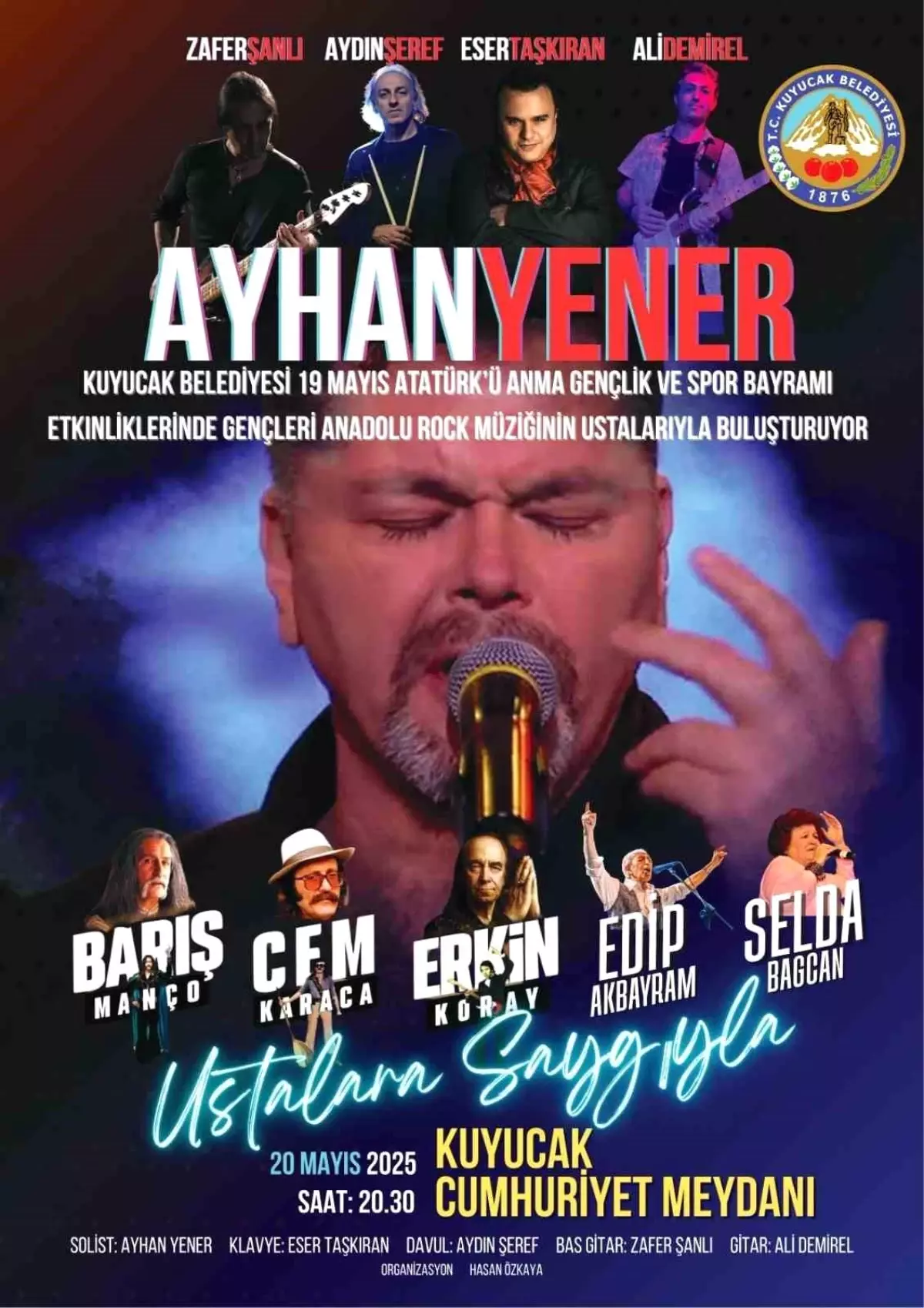 Kuyucak\'ta 19 Mayıs Coşkusu: Ayhan Yener Konseri