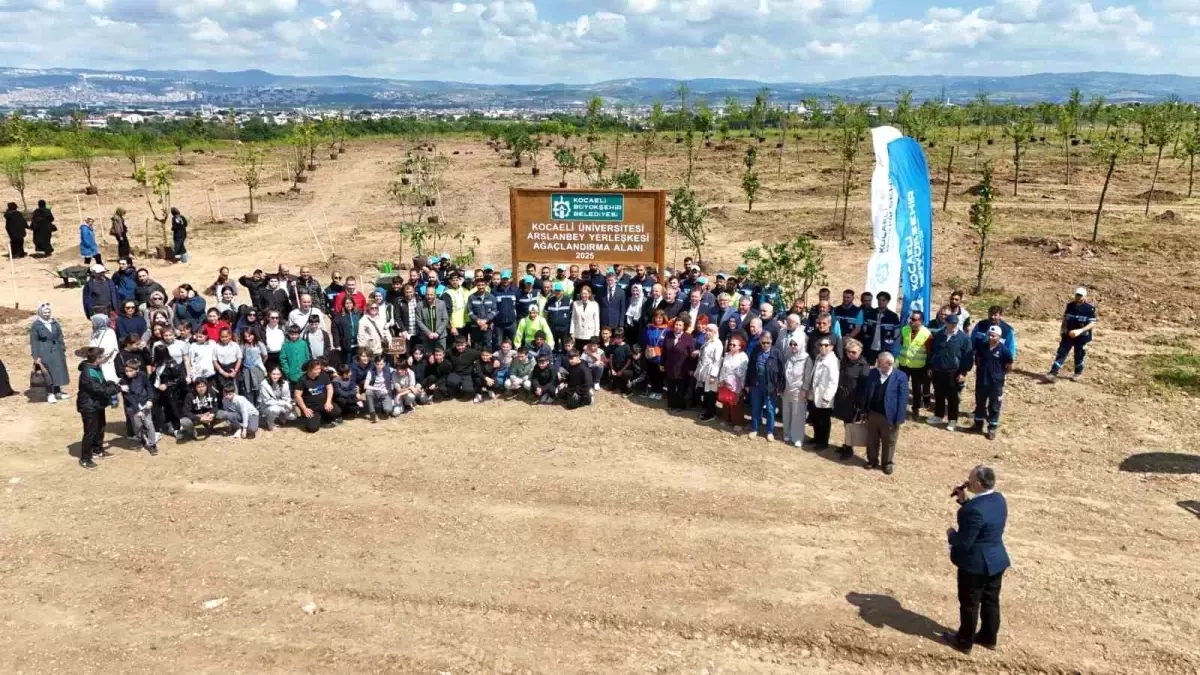 Kocaeli\'de 3 Bin 500 Fidan Dikimi İle Yeşil Alanlar Artıyor
