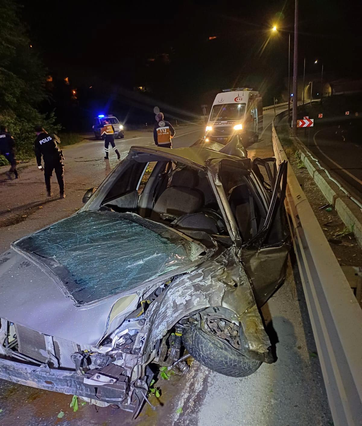 Zonguldak\'ta Trafik Kazası: Bir Sürücü Hayatını Kaybetti