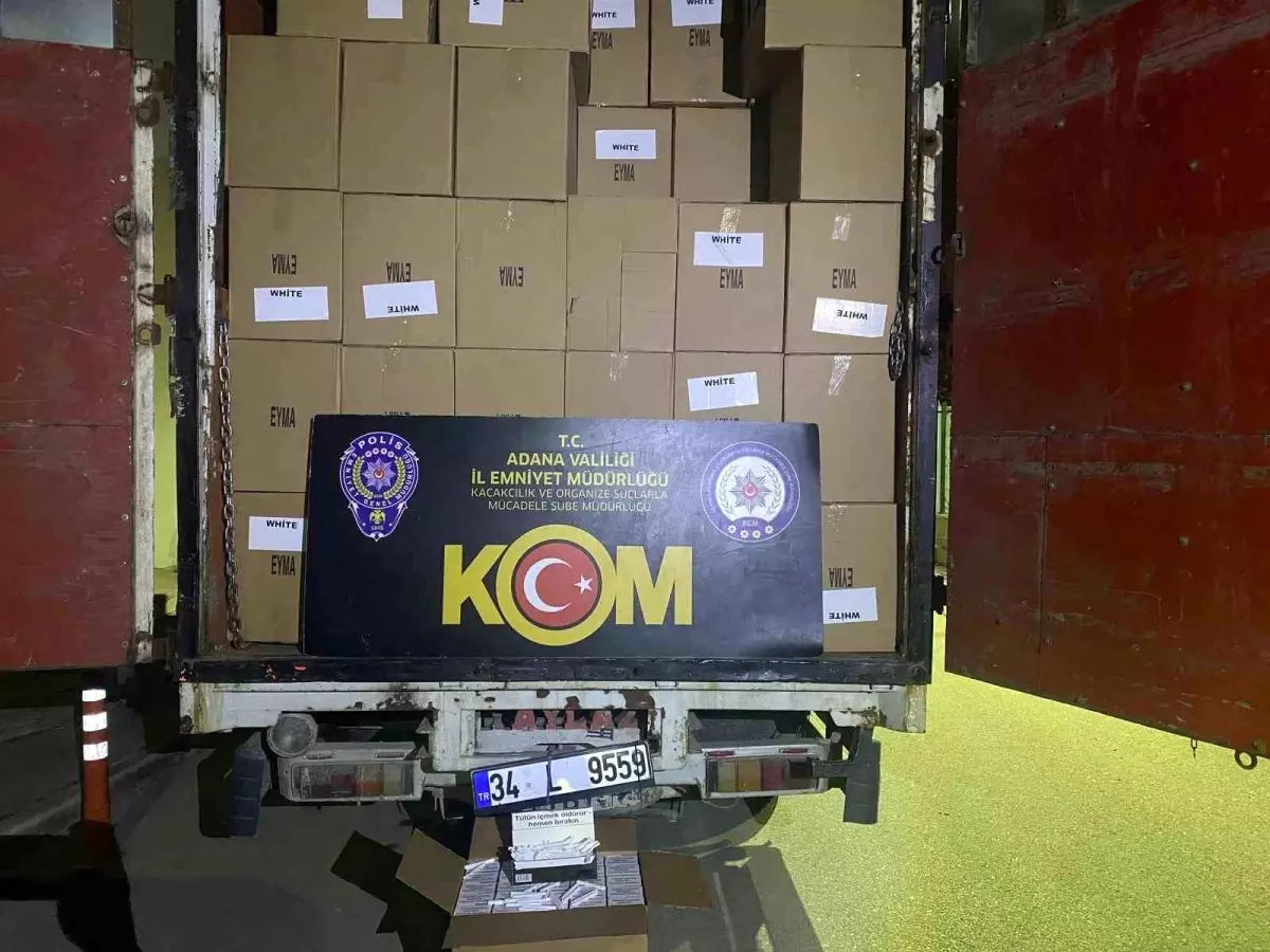 Adana\'da 5 Milyon TL\'lik Kaçak İhtiyaçlar Ele Geçirildi