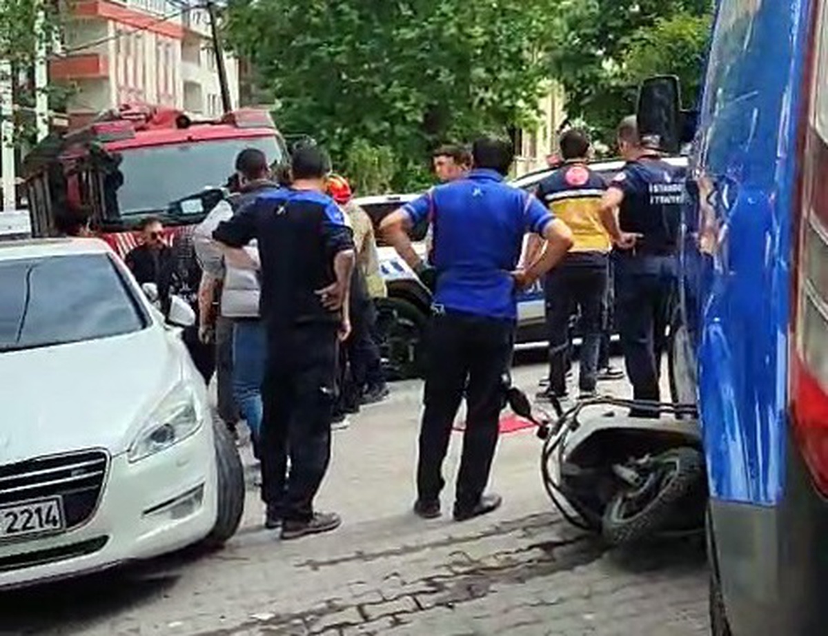 Avcılar\'da Motosiklet Kazası