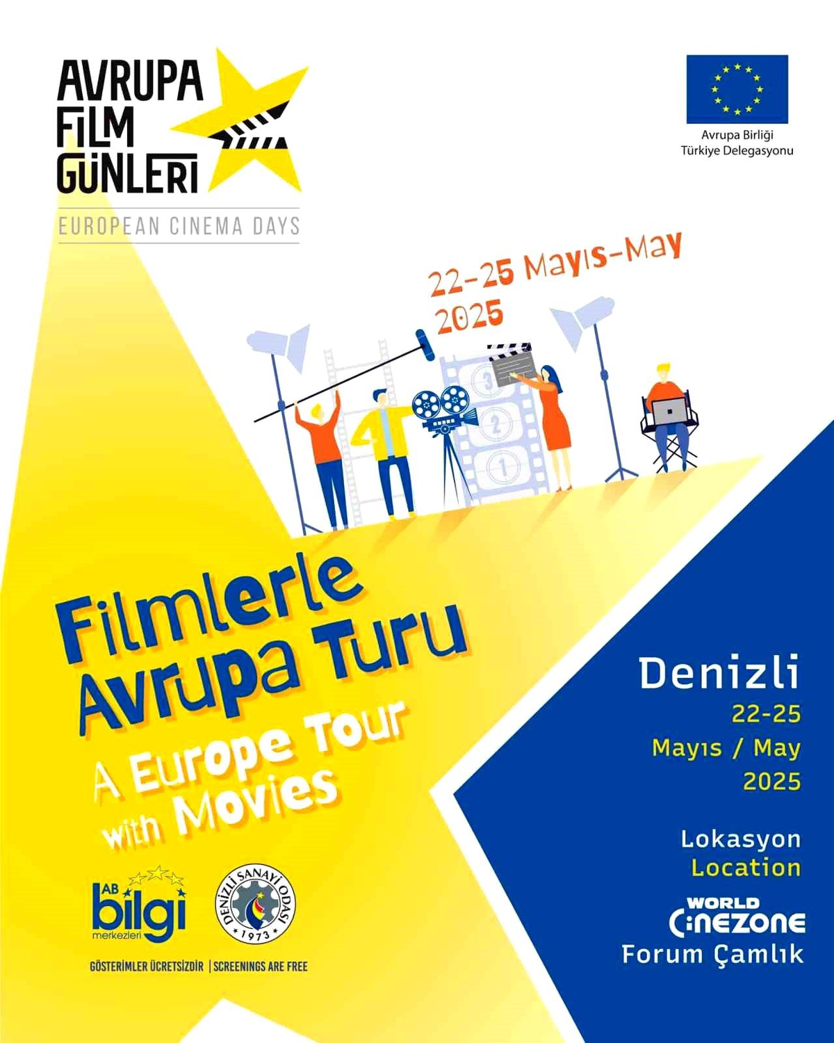 Denizli\'de Avrupa Film Günleri Başlıyor