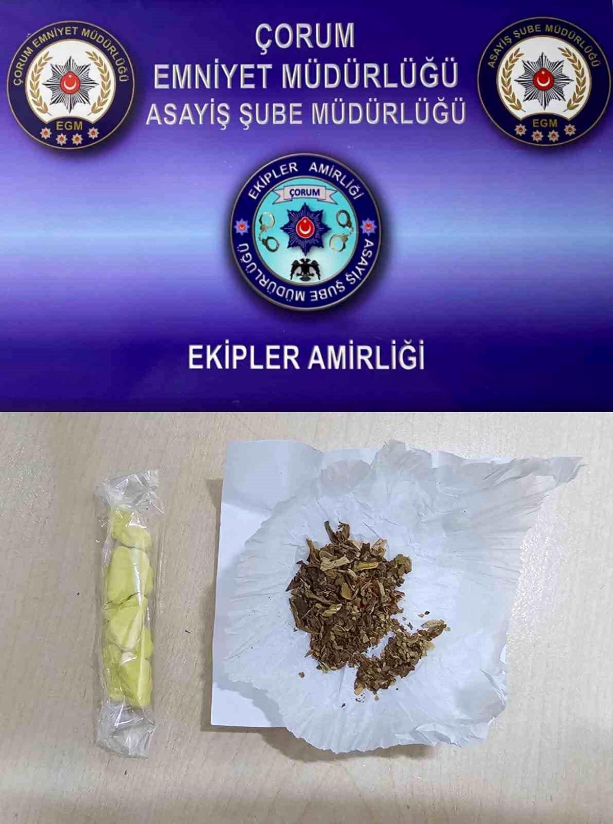 Çorum\'da uyuşturucu ve silah operasyonu