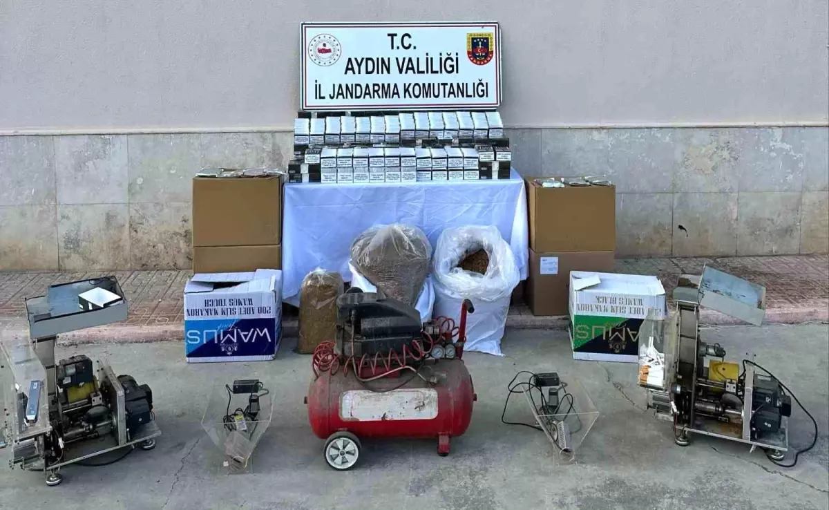 Aydın\'da Kaçak Sigara Baskını