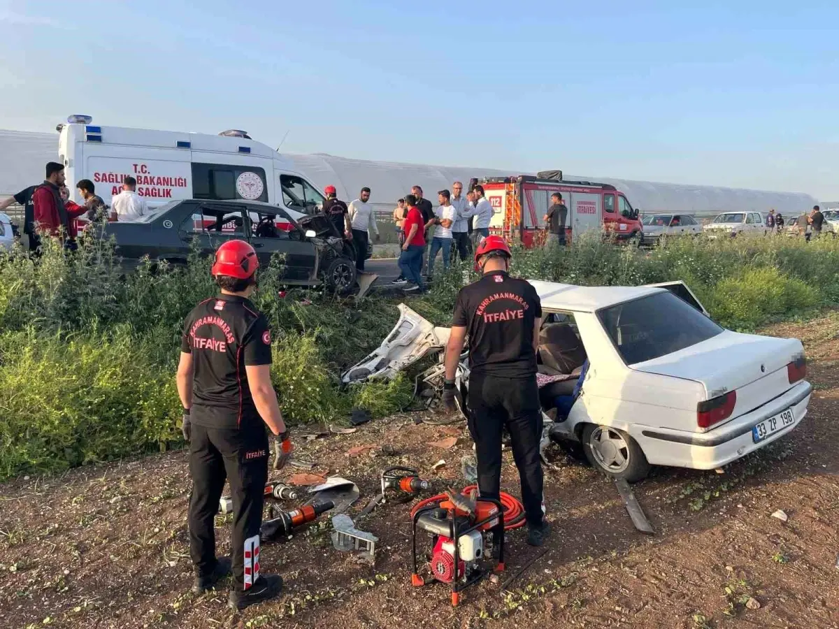 Kahramanmaraş\'ta Trafik Kazası: 6 Yaralı