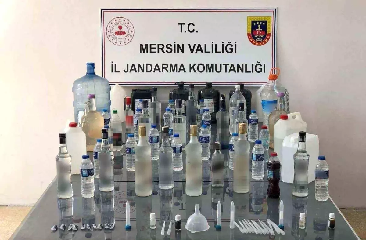 Mersin\'de Sahte İçki Operasyonu