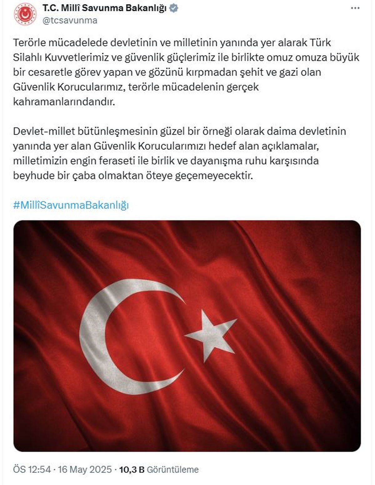 MSB\'den güvenlik korucularına destek açıklaması