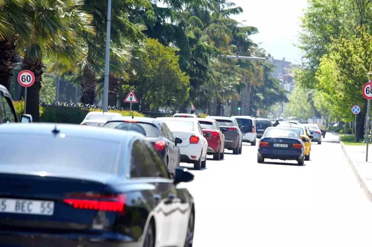 Samsun\'da Trafiğe Kayıtlı Araç Sayısı 508 Bin 377\'ye Ulaştı