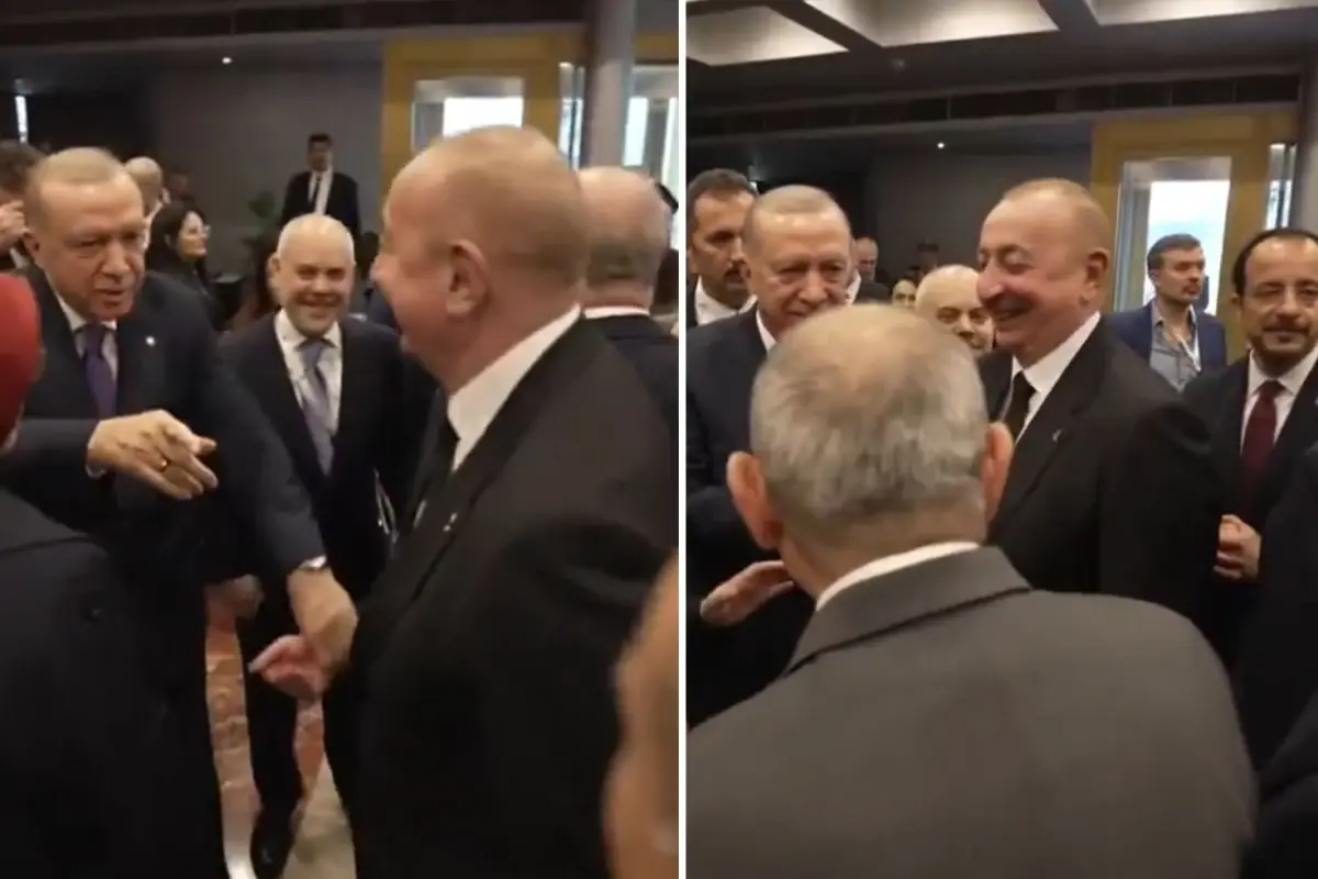 Tiran\'da dikkat çeken anlar! Başrolde Erdoğan, Aliyev ve Paşinyan var 