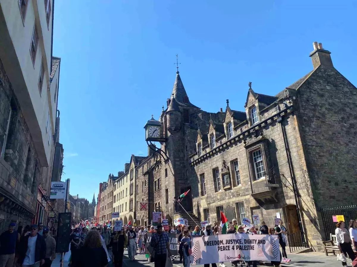 Edinburgh\'da Nakba Günü Yürüyüşü
