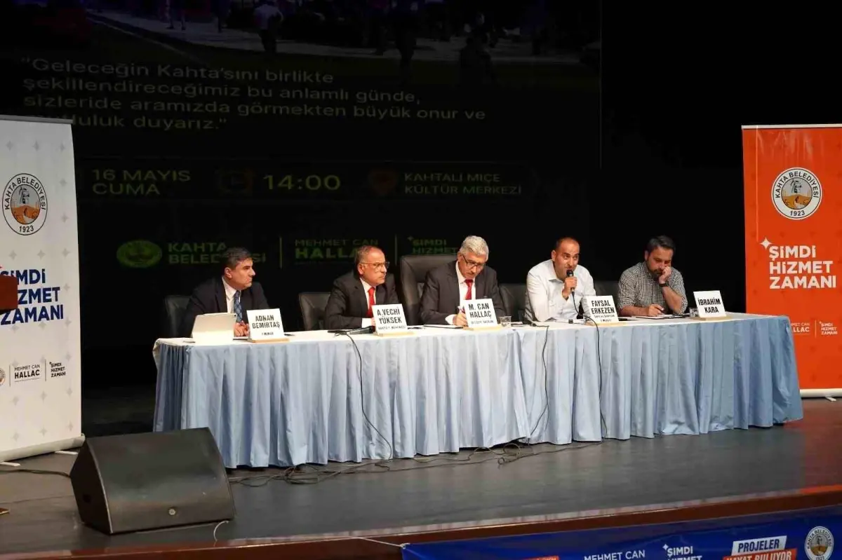 Kahta Belediyesi\'nden Eski Çarşı Kentsel Dönüşüm Toplantısı