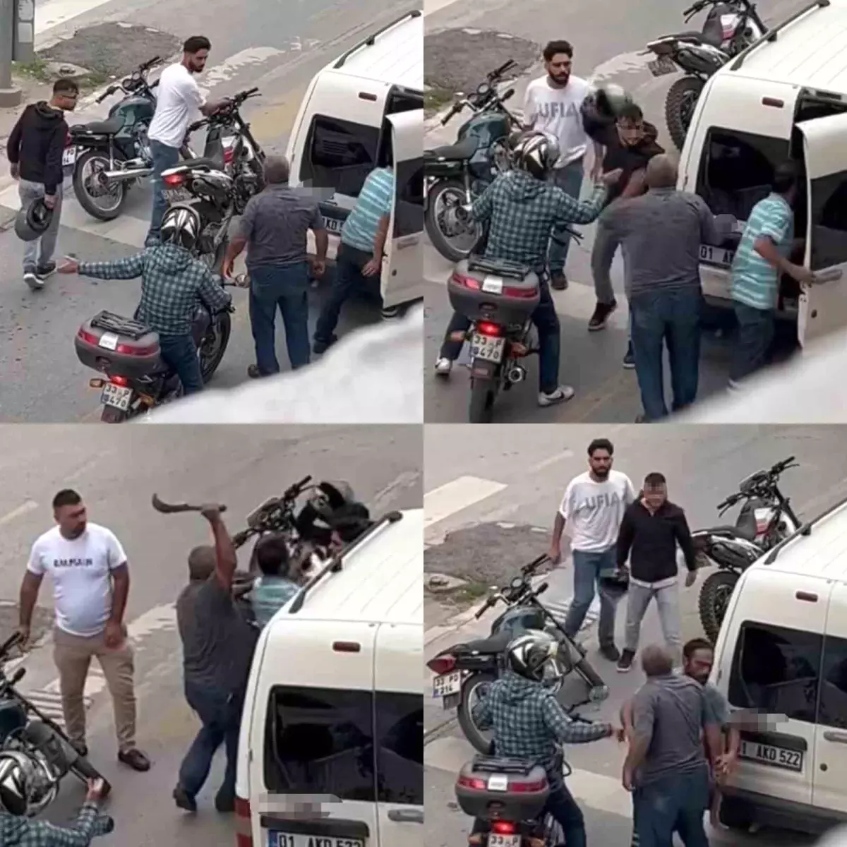 Mersin\'de Trafikte Bıçaklı Saldırı Girişimi