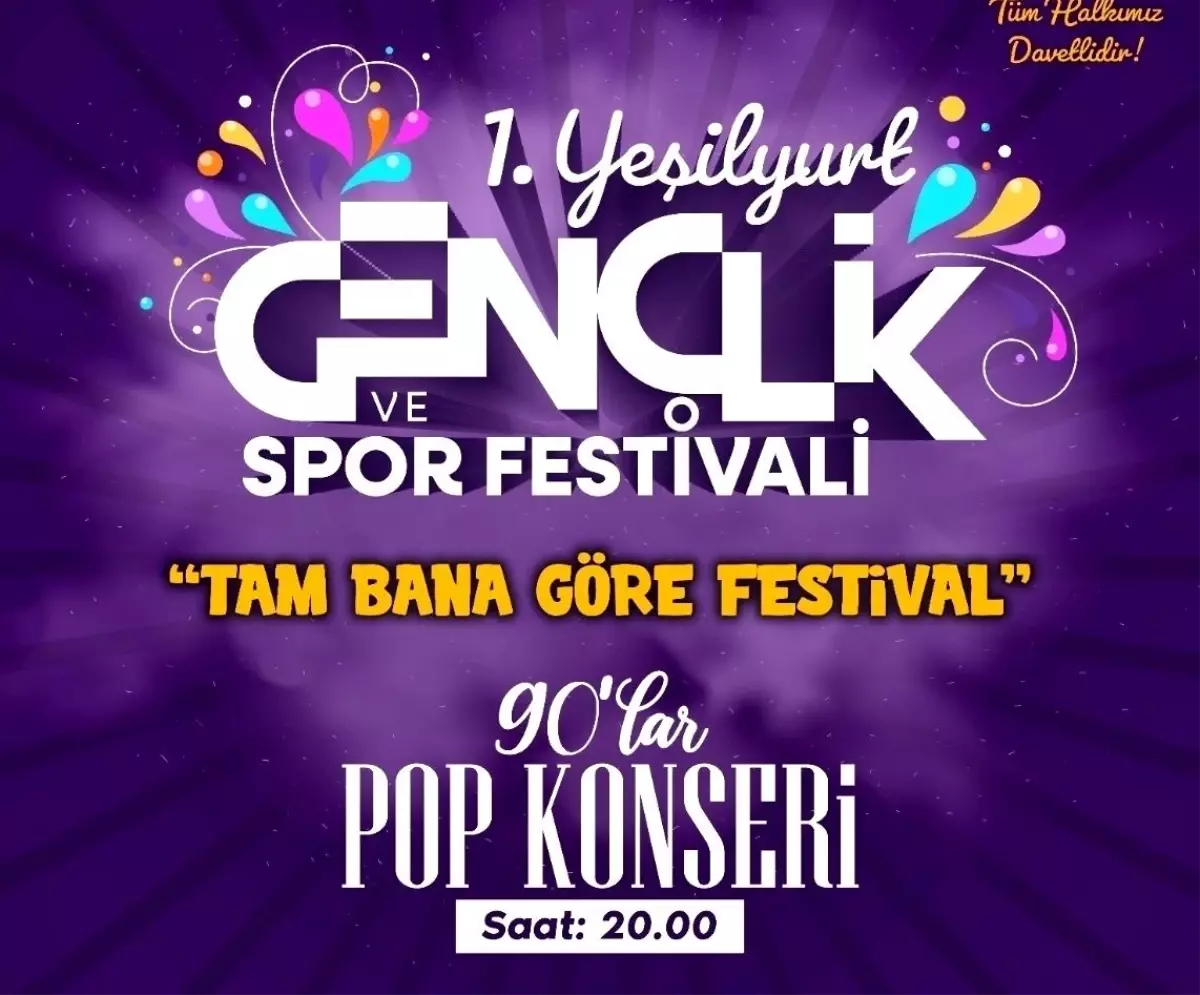 Yeşilyurt\'ta 1. Gençlik ve Spor Festivali Düzenlenecek
