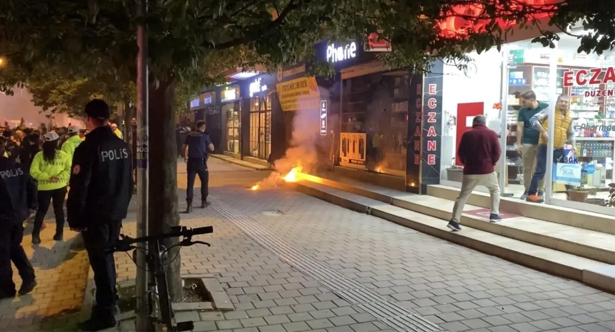 İnegöl\'de Taraftar Kavgası: Bir Gözaltı