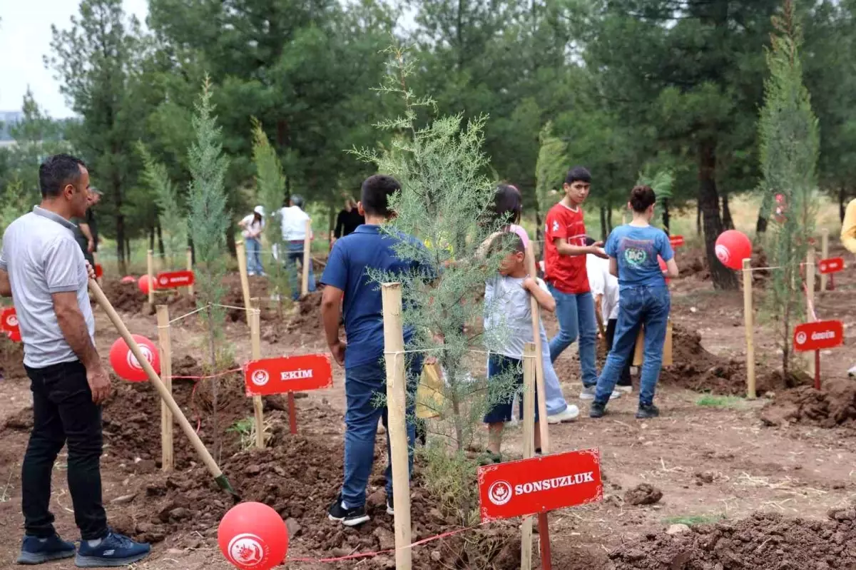 Diyarbakır\'da "Koruyucu Aile Hatıra Ormanı" oluşturuldu