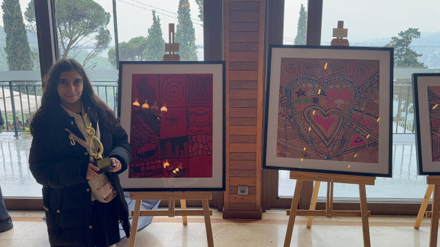 Küçük Ressam Zeynep Reyyan Gören'den ilk sergi
