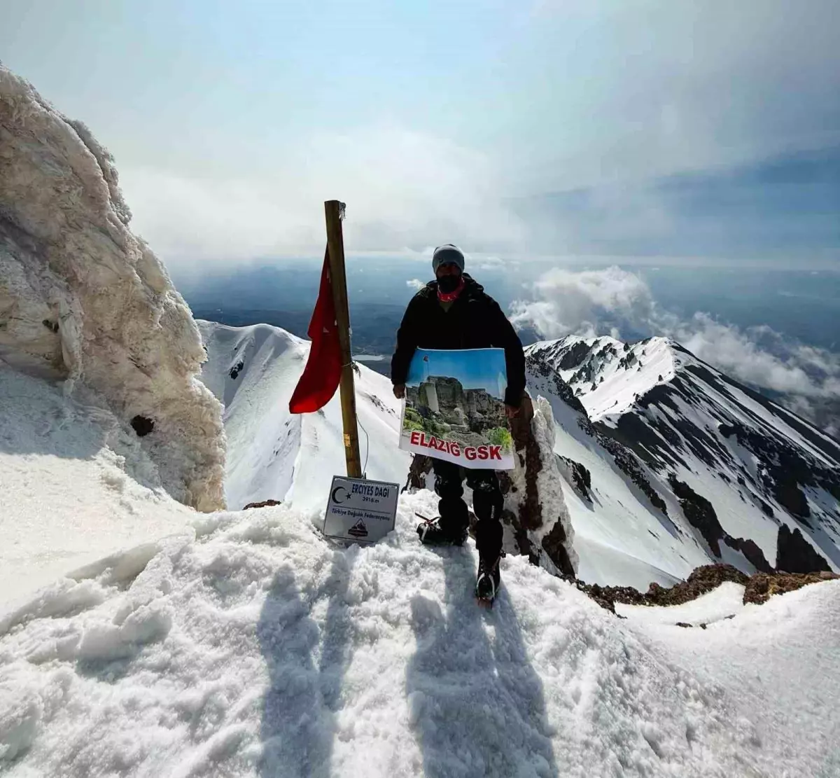 Tarık Trap, Erciyes Dağı Zirvesine Tırmandı