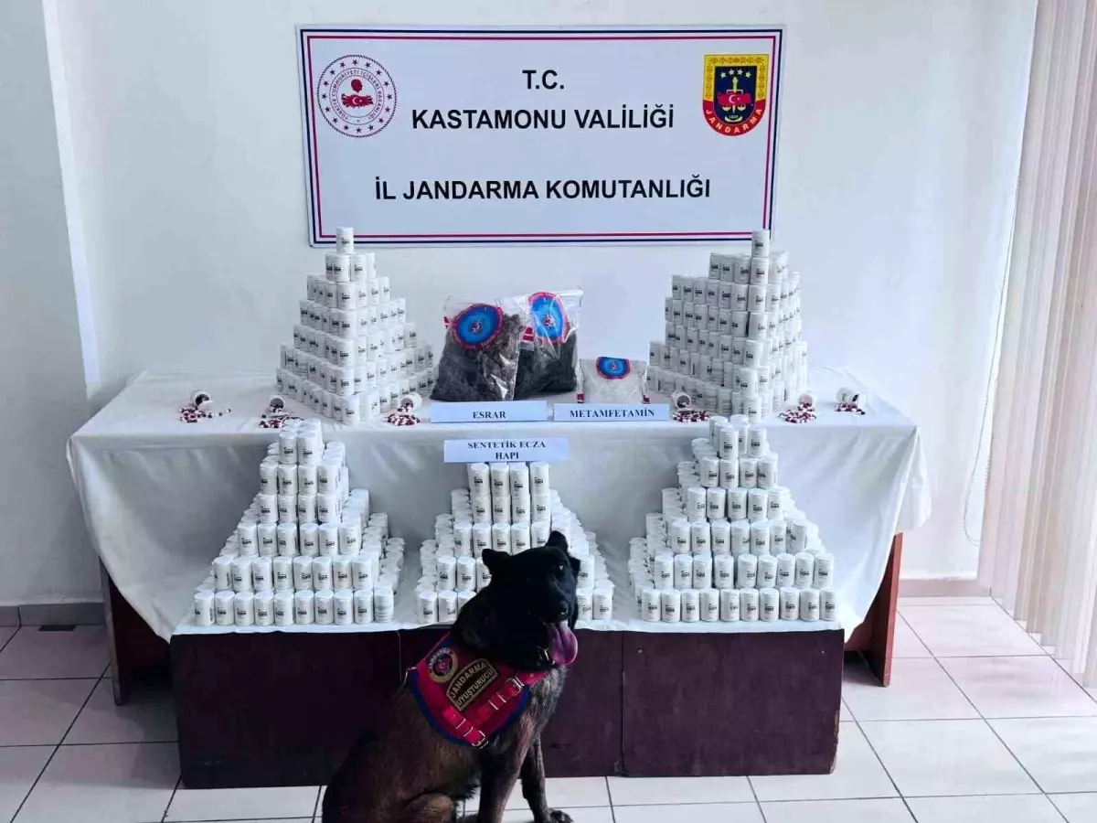 Kastamonu\'da Uyuşturucu Operasyonu: 69 Bin Hap Ele Geçirildi