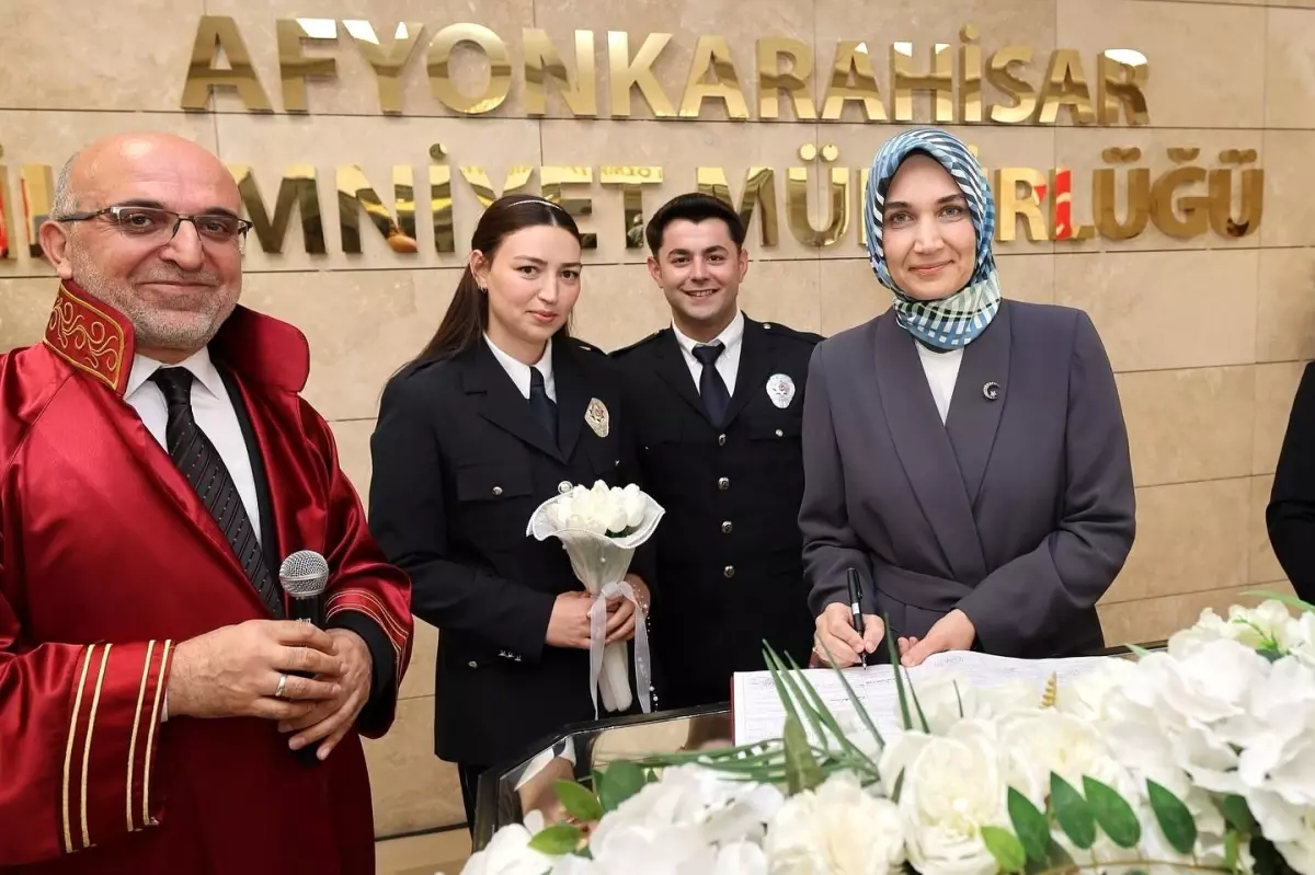 Afyon\'da Unutulmaz Nikah Töreni