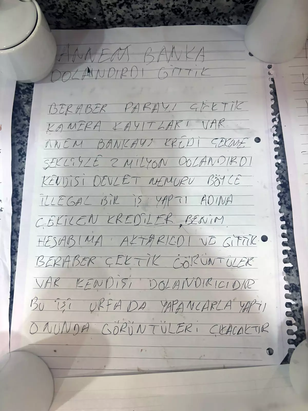 İntihar Mektubunda Aile Komplosu İddiası