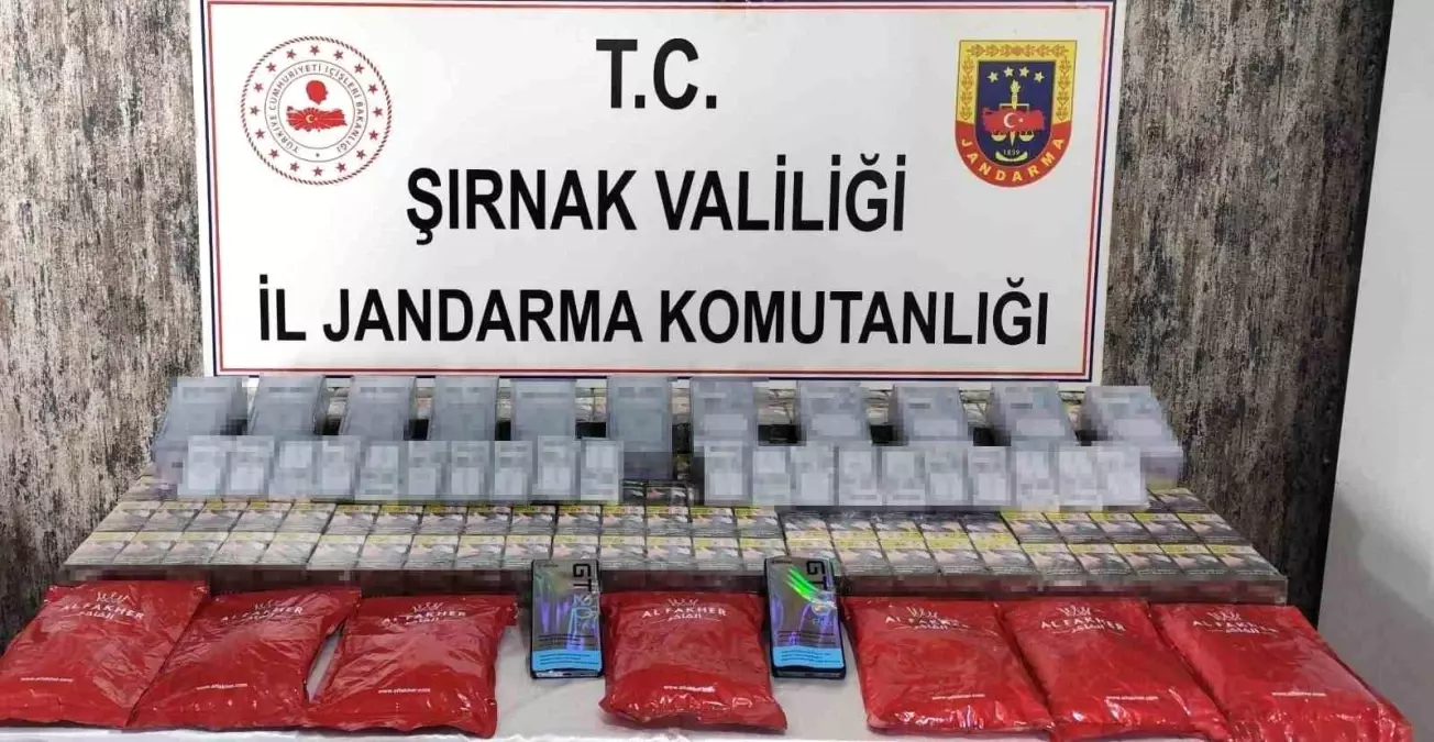 Şırnak\'ta Kaçak Ürün Operasyonu: 22 Gözaltı