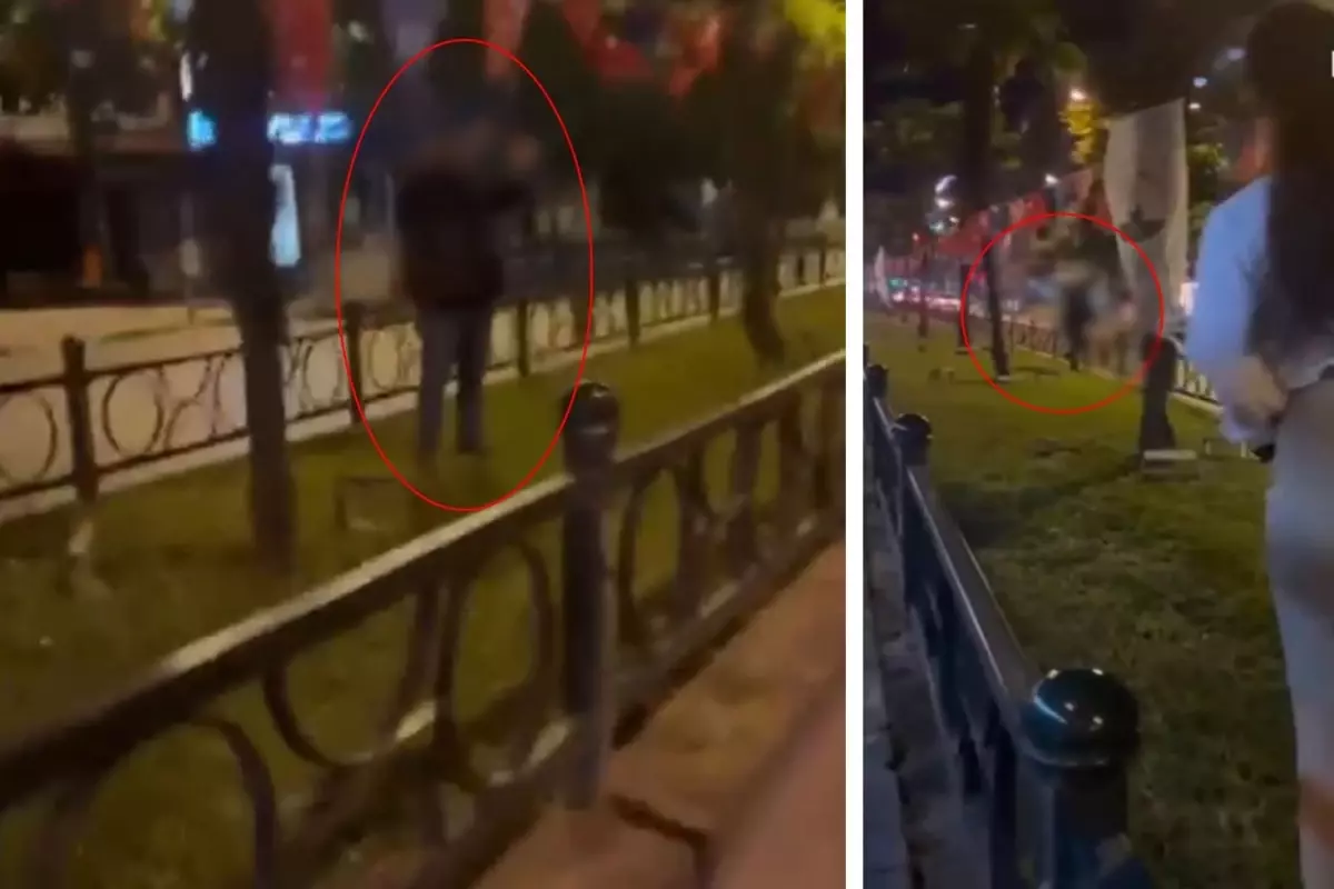 Bursa\'da Türk Bayrağını Yakmaya Çalıştı