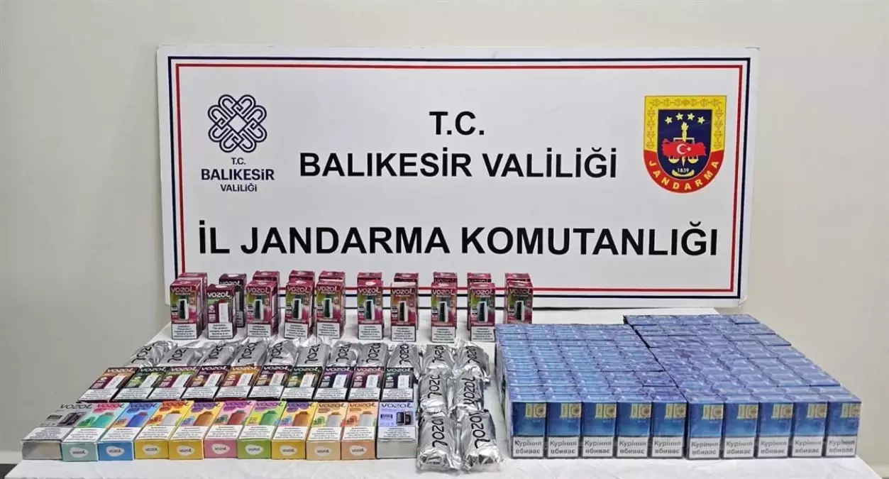 Balıkesir\'de Kaçakçılık Operasyonu