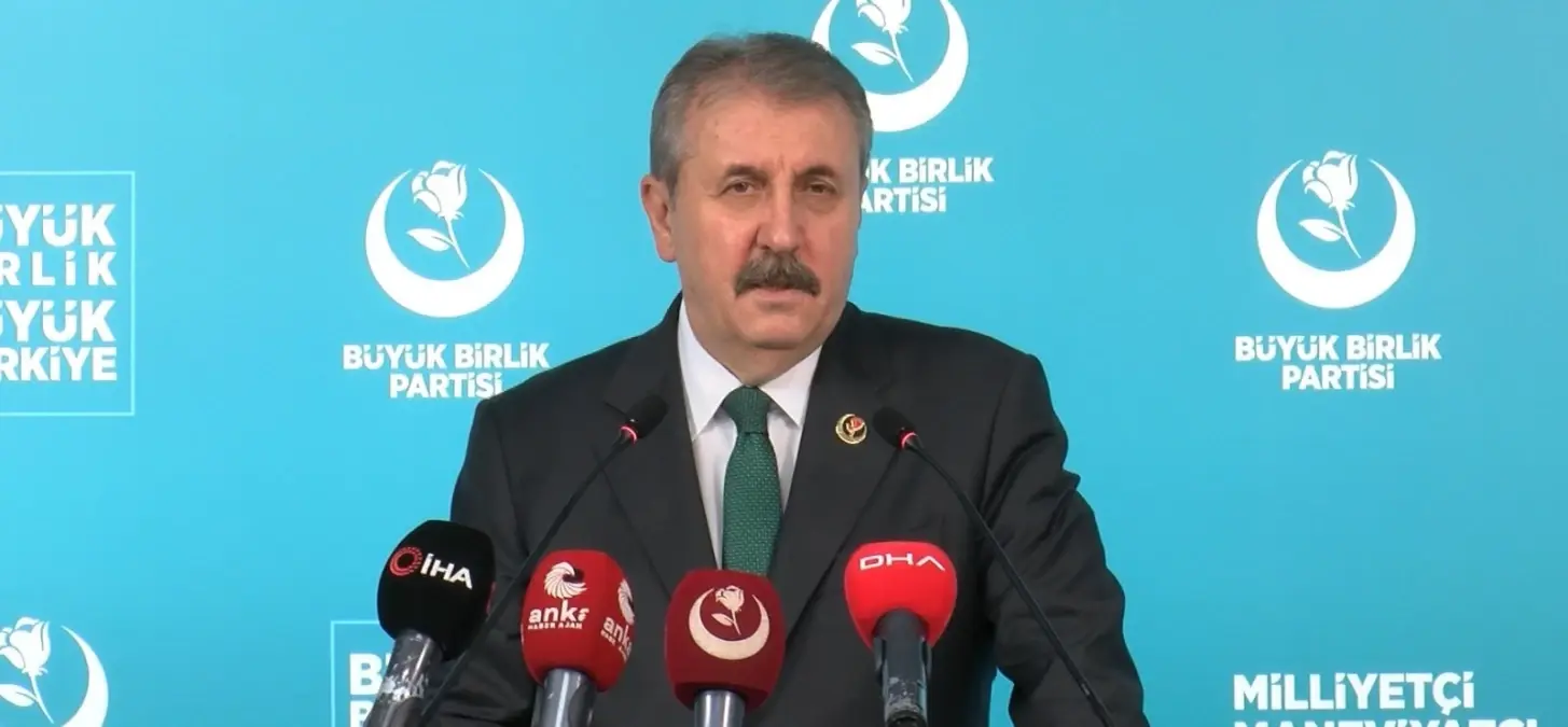 BBP Genel Başkanı Destici: \'Bu ülkede bir Kürt sorunu yoktur, terör sorunu vardır\'