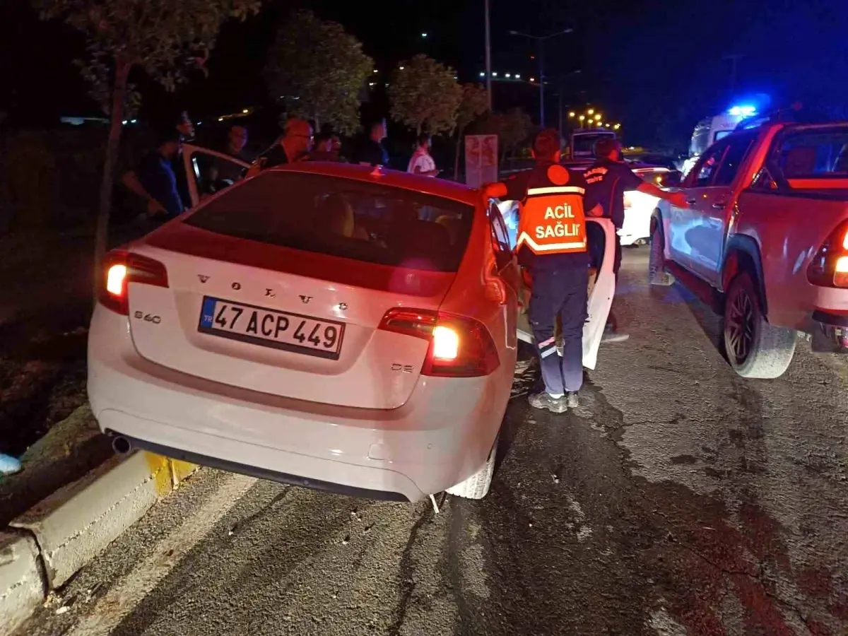 Mardin\'de Kaza: Sürücü Yaralandı