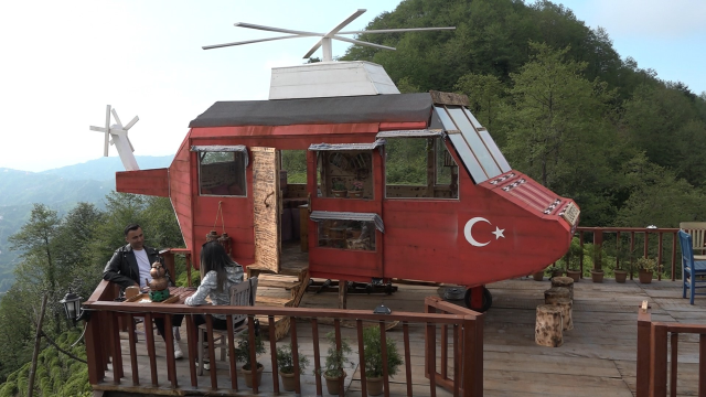 Rizeli İşletmeci, 'Lazkopter' ile Turizme Farklı Bir Dokunuş Yaptı