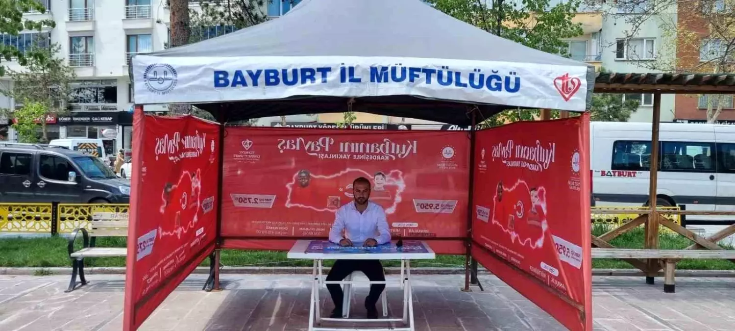 Bayburt\'ta Kurban Bağış Standı Açıldı