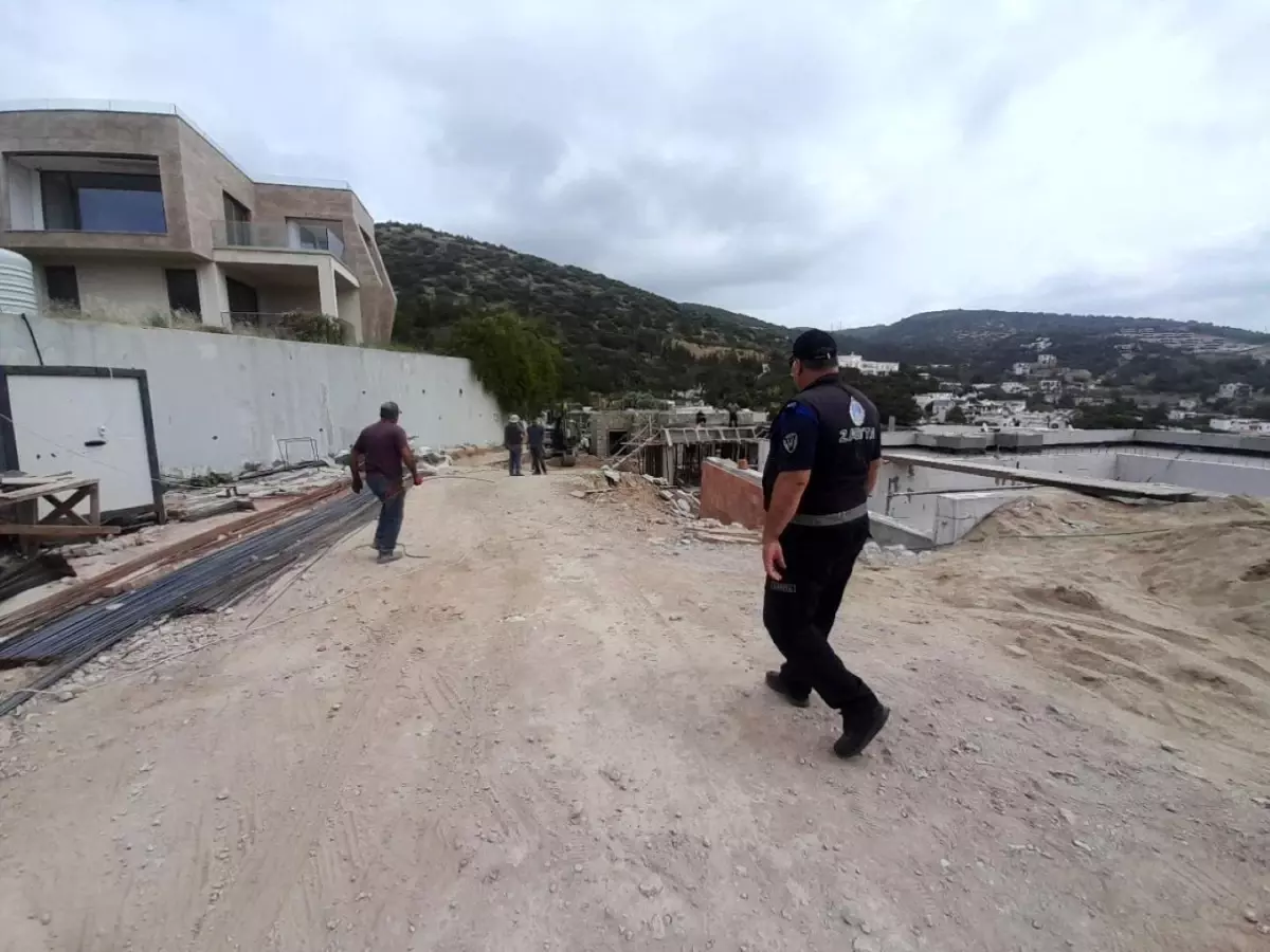 Bodrum\'da İnşaat Yasağına Uymayan Firmalara Cezalar Kesiliyor