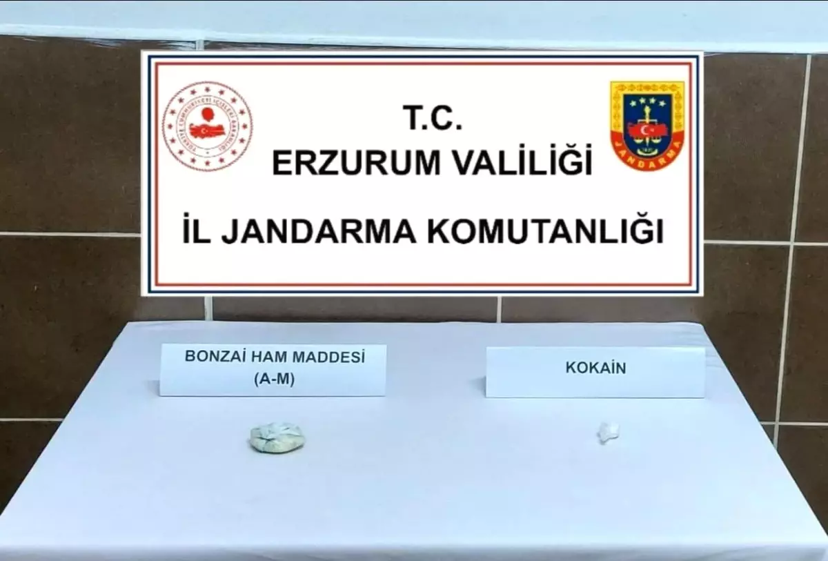 Erzurum\'da Uyuşturucu Operasyonu: 46,81 Gram Kimyasal Madde Ele Geçirildi