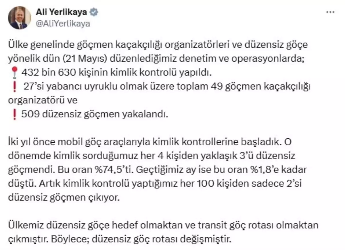 49 Göçmen Kaçakçısı Yakalandı