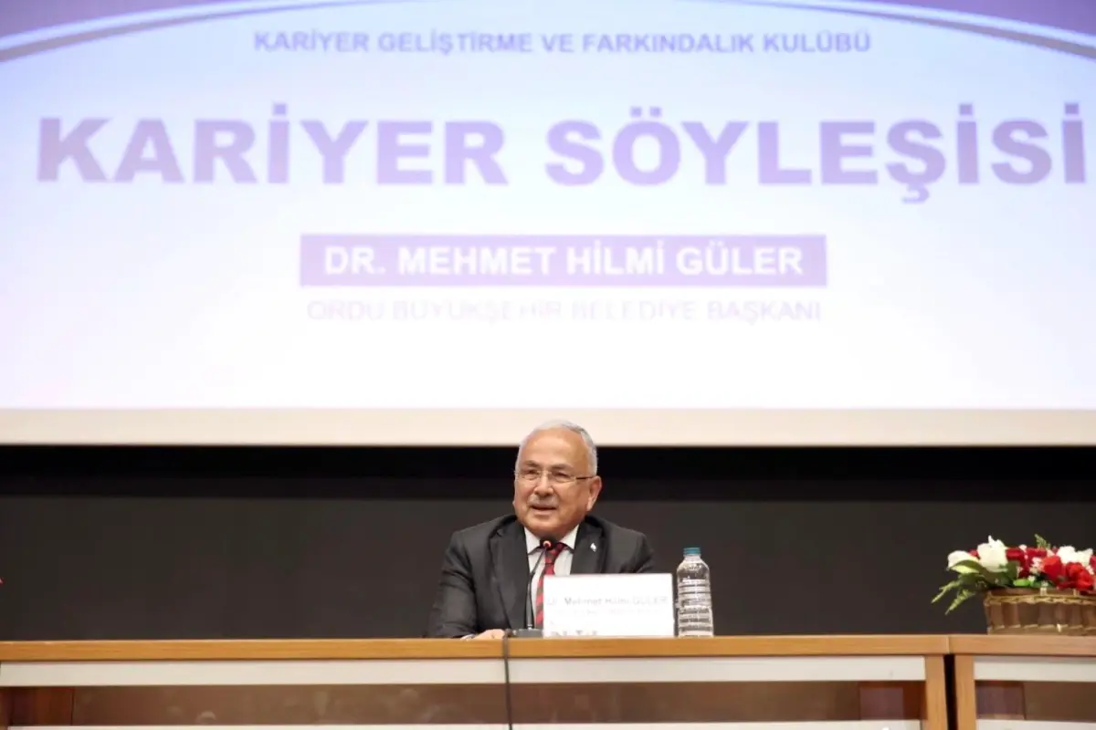 Başkan Güler: \'Her zaman bir hedefiniz olsun\'