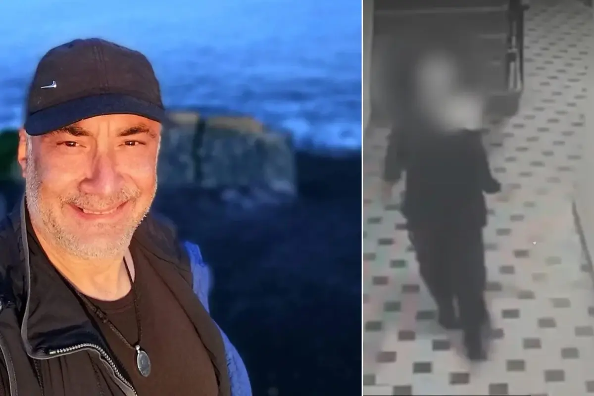 Yeşilçam oyuncusunu öldüren genç kızın kaçma anı güvenlik kamerasında