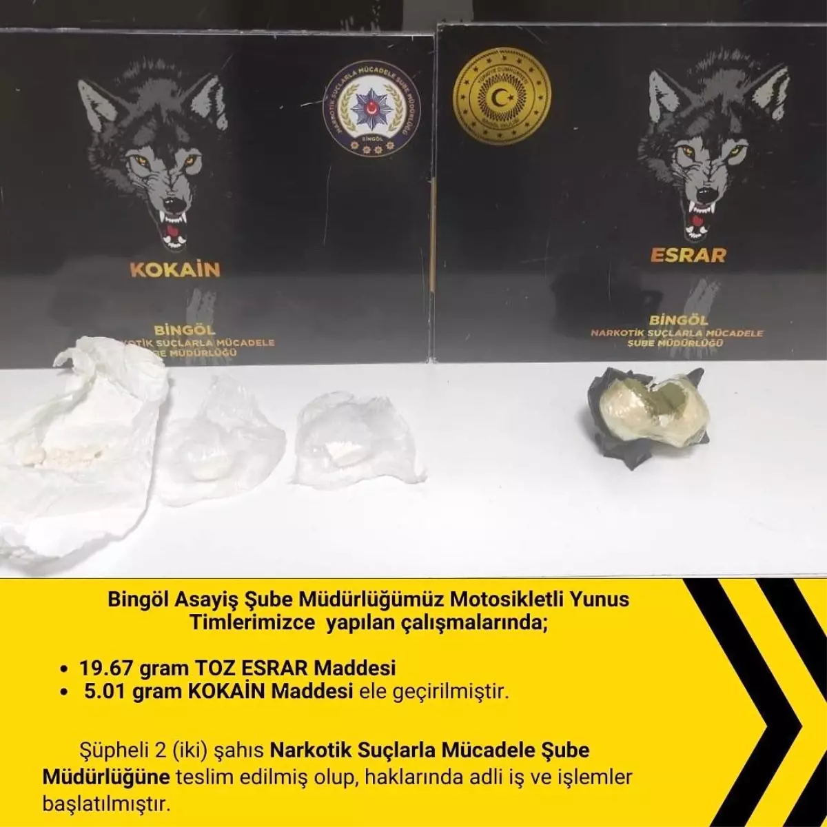 Bingöl\'de Uyuşturucu Operasyonu