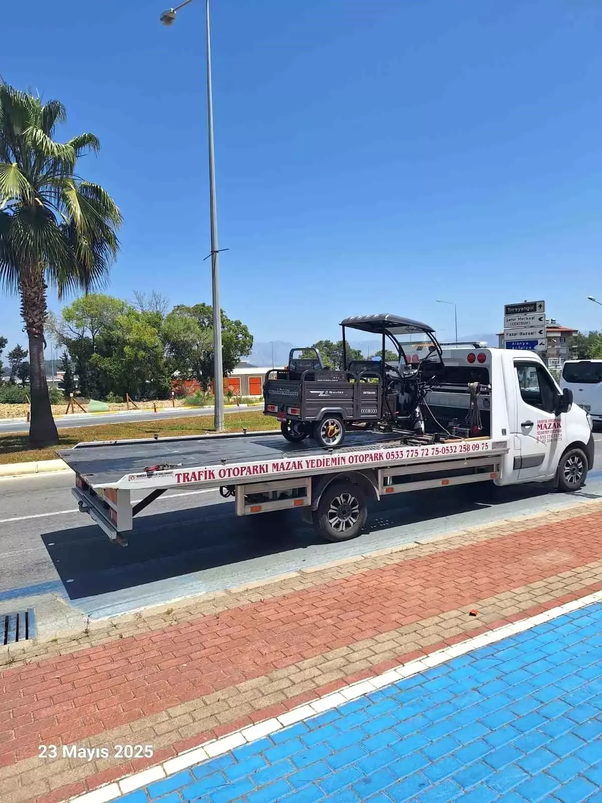 Manavgat\'ta Bisiklet Kazası: 2 Yaralı