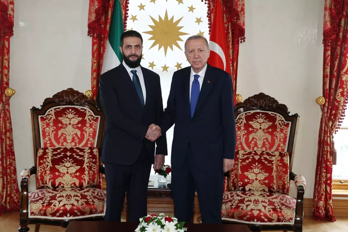 Dolmabahçe\'de Suriye zirvesi! İşte Erdoğan-Şara görüşmesinde ele alınan konular
