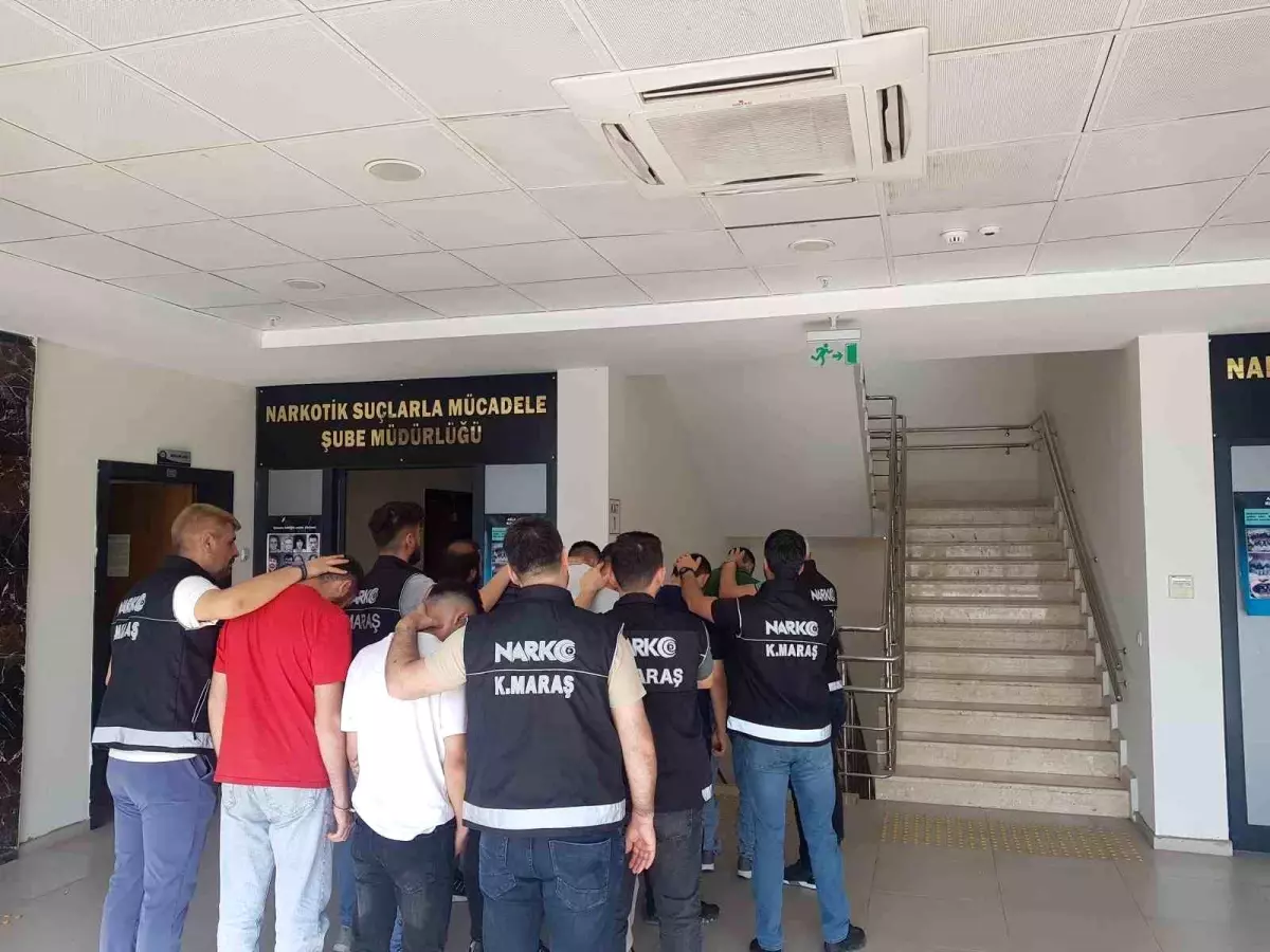 Kahramanmaraş\'ta Uyuşturucu Operasyonu: 14 Tutuklama