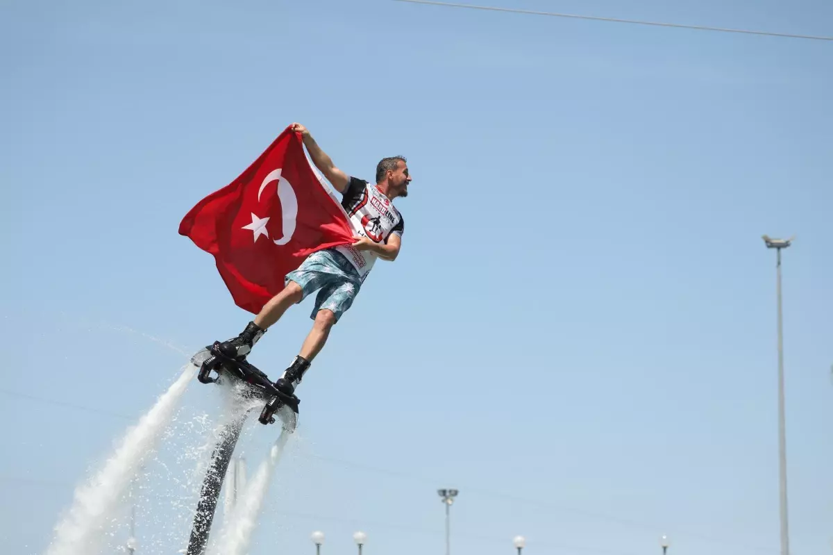 Samsun\'da Su Sporları Festivali Rüzgarı