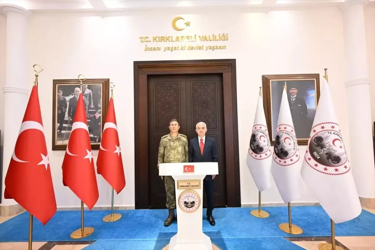 Orgeneral Ersay Kırklareli Valisi\'ni Ziyaret Etti