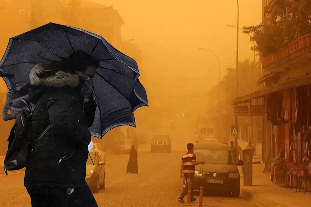 34 ile sarı kodlu uyarı! Kuvvetli yağış, rüzgar ve toz taşınımı etkili oluyor